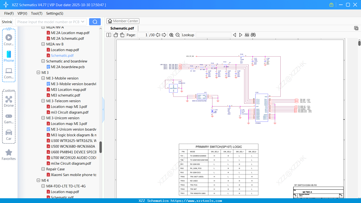 Xiaomi Schematic